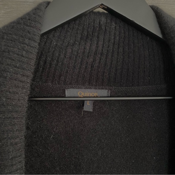 Quince Mongolian Cashmere Open Cardigan Sweater - Picture 4 of 7